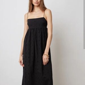 NWT Rails Lucille black eyelet dress size S